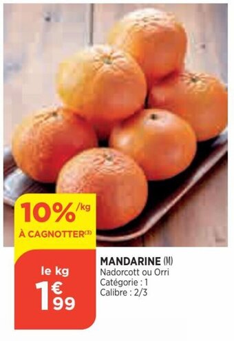 Bi1 Mandarine offre