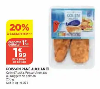 Bi1 Poisson pané auchan offre