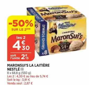 Bi1 Maronsui's la laitière nestle offre