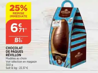 Bi1 Chocolat de pâques révillon offre
