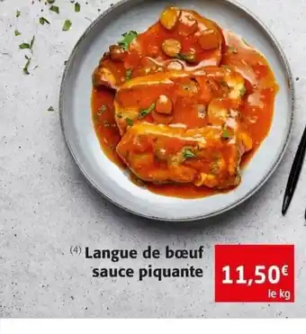 Colruyt Langue de bœuf sauce piquante offre