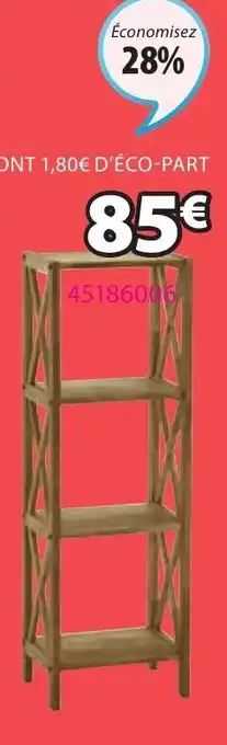 JYSK Étagère jannerup 4 tablettes offre