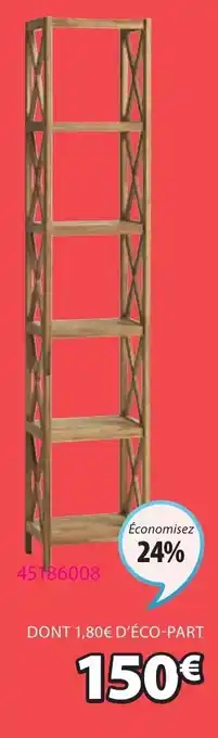 JYSK Étagère jannerup 6 tablettes offre