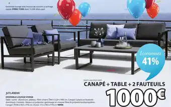 JYSK Ensemble lounge vonge offre