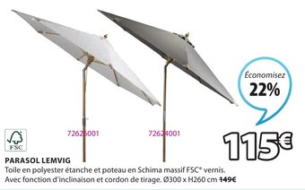 JYSK Parasol lemvig offre
