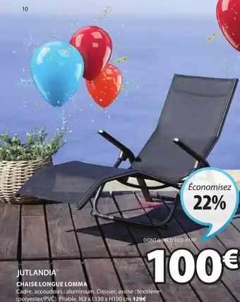 JYSK Chaise longue lomma offre