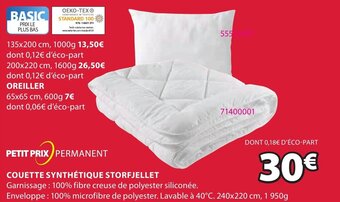 Couette synthétique storfjellet