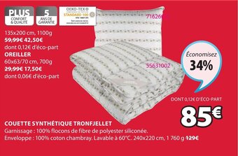 JYSK Couette synthétique tronfjellet offre