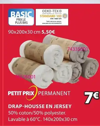 JYSK Drap-housse en jersey offre