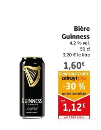 Colruyt Bière Guinness offre