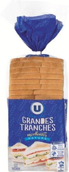 U Express PAIN DE MIE SANDWICH NATURE offre