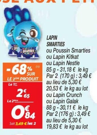 Netto Lapin smarties offre