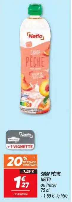 Netto Sirop péche netto offre
