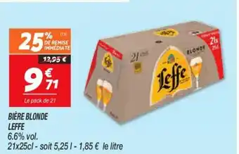Netto Biére blonde leffe offre