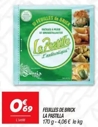 Netto Feuilles de brick la pastilla offre