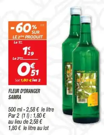 Netto Fleur d'oranger samra offre