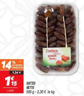 Netto Dattes netto offre