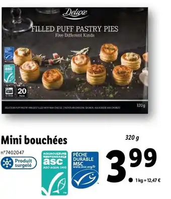 Lidl Mini bouchées offre