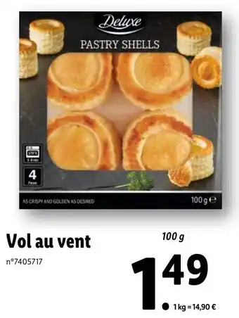 Lidl Vol au vent offre