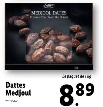 Lidl Dattes medjoul offre