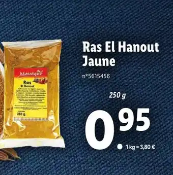 Lidl Ras el hanout jaune offre