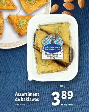 Lidl Assortiment de baklawas offre