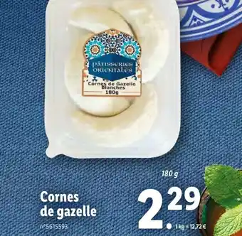 Lidl Cornes de gazelle offre