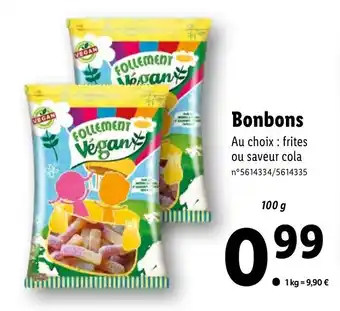 Lidl Bonbons offre