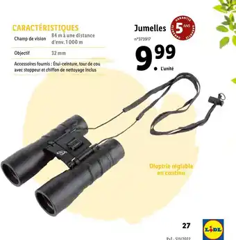 Lidl Jumelles offre