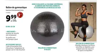 Lidl Ballon de gymnastique offre
