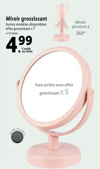 Miroir grossissant