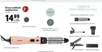 Lidl Brosse soufflante multifonction offre