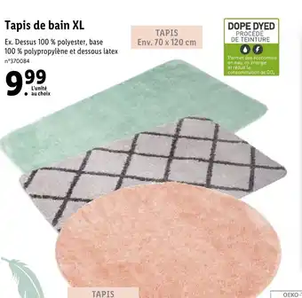 Lidl Tapis de bain Xl offre