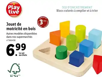 Lidl Jouet de motricité en bois offre
