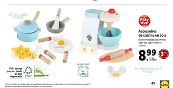 Lidl Accessoires de cuisine en bois offre