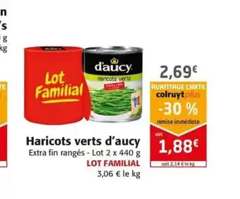 Colruyt Haricots verts d'aucy offre