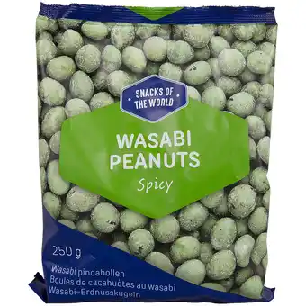 Action Cacahuètes au wasabi snacks of the world spicy offre