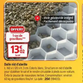 Bricorama Dalle Nid D'Abeille offre