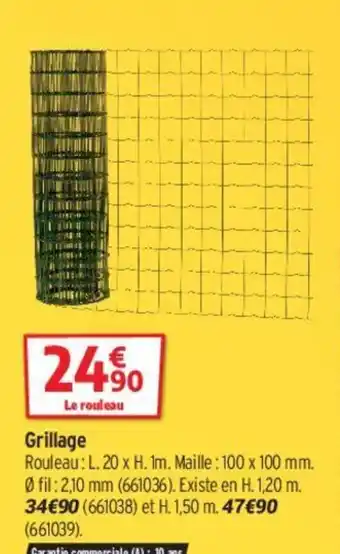 Bricorama Grillage offre