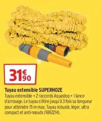Bricorama Tuyau Entensible Superhoze offre