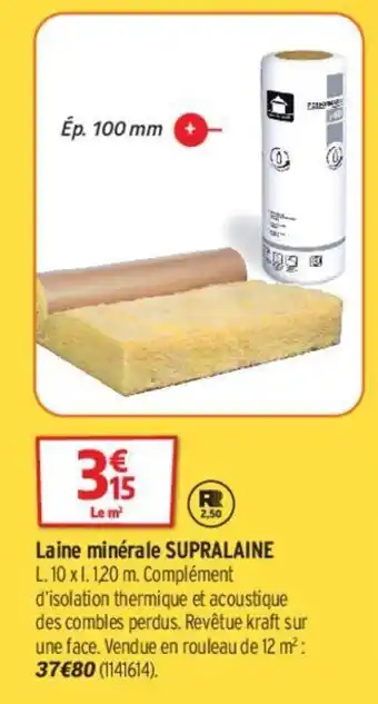 Laine Minérale Supralaine