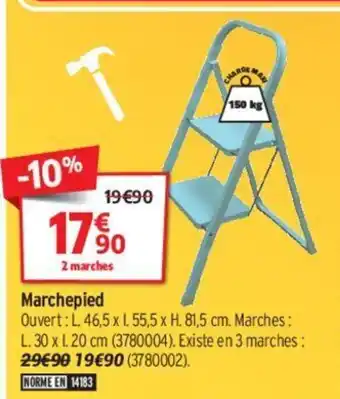 Bricorama Marchepied offre