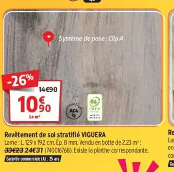 Bricorama Revetement De Sol Stratifié Viguera offre