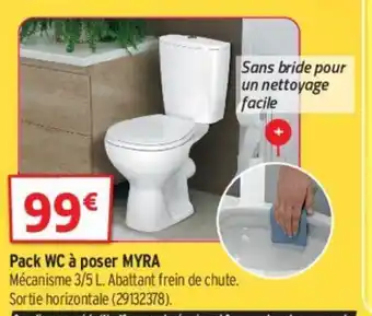 Bricorama Pack WC a Poser Myra offre