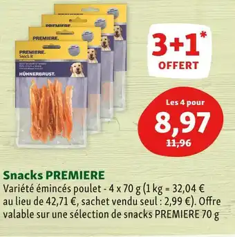 Maxi Zoo Premiere snacks offre