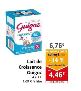 Colruyt Lait de Croissance Guigoz offre