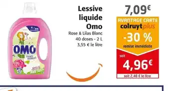 Colruyt Lessive liquide Omo offre