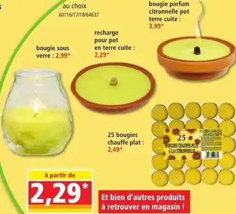 Norma Bougie à la citronnelle offre
