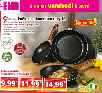 Norma Poêle en aluminium recyclé offre