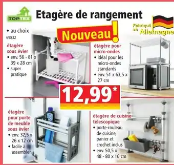 Norma Etagère de rangement offre